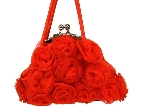Rose Flower Evening Bag Clasp Style