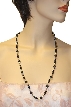Black Hand-Painted Necklace