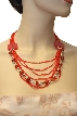 Crimson Colored Necklace