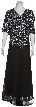 Plus size V-neck Sequined Formal Dress