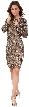 Heavily Beaded Full Sleeves Formal Prom Party Dress
