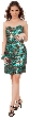 Strapless Sequin Beaded Short Formal Prom Dress