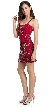 Short Fitted Beaded Short Shift Homecoming Party Dress