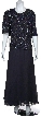Checker Sequins One Piece Formal Evening Dress