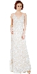 Spaghetti Straps V-Neck Sequins Long Formal Prom Dress — in an alternative image