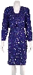 Short Sequin Beaded 2 Piece Cocktail Dress