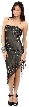 Asymmetric Beaded Formal/Cocktail Dress — in alternative image