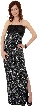 Satin Bust Sequined Long Formal Dress with Exquisite Back