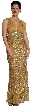 Studded Empress Formal Prom Dress with Shirred Bust