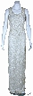 Floral Lace Long Formal Gown with Pearl Beading