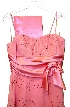 Empire Cut & Glittered Short Cocktail Dress — in Pink