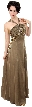 Halter Neck Triple Straps A-Line Long Formal Dress