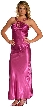 Multiple Back Strap Long Formal Dress