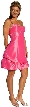 Bubble Party Dress with Spaghetti Straps