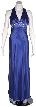 Halter Neck Empire Cut Satin Formal Dress