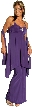 2 Piece Double Strapped Pant Dress