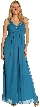 Empire Cut Beaded Formal Prom Dress