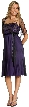 Pleated English Net Ribbon Party Dress