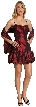 Spaghetti Strap Fitted Bubble Dress — in alternative view