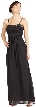 Shirred Formal Dress with Spaghetti Straps