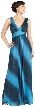 Multi Stripe Long Formal Dress