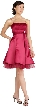 Short Party Dress with Ribbon Waist