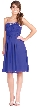 Shirred Party Dress with Spaghetti Straps