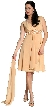 V-Neck Overlap & Tea Length Prom Dress
