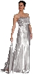 Pleated Bodice Empire Formal Prom Dress — in alternative view