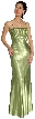 Pleated Bodice Empire Formal Prom Dress — in alternative view