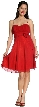 Spaghetti Strapped Chiffon Prom Dress with Waist Flower