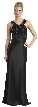 Classic and Elegant Formal Evening Gown — in Black