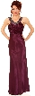 Classic and Elegant Formal Evening Gown — in Plum