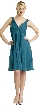 Ruched Twist Knot Bust Short Party Dress