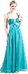 Spaghetti Strapped Long Chiffon Formal Prom Dress