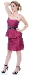 Heart-shaped Spaghetti Strap Cocktail Dress — in alternative image