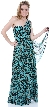 Full Length Leopard Printed Formal Dress