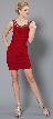 Ruched Short Dress With Beaded Work
