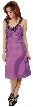 Embellished Neckline Formal Knee Length Dress with Jacket — without Jacket