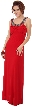 Embellished Neckline Formal Long Dress