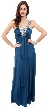 Long Formal Dress With Embellished Neckline
