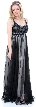 Plus Size Full Length Formal MOB Evening Gown with Jacket — in alternative image