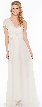 Single Sleeve & Sash Long Formal Bridesmaid Dress