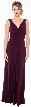 Jersey V-neck Dress with Jeweled Straps