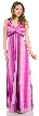 Empire Cut Multi-colored Formal Dress with Sash