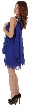 Roman Inspired One Shoulder Draped Cocktail Party Dress  — in alternative picture