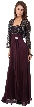 Spaghetti Straps Long Mother of Bride Dress with Lace Bolero