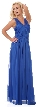 Ruched Bodice Long Formal Bridesmaid Evening Dress