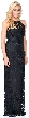 Halter Neck Floral Lace Long Formal Bridesmaid Dress