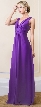 Deep V-Neck Ruched Bust Long Formal Bridesmaid Dress